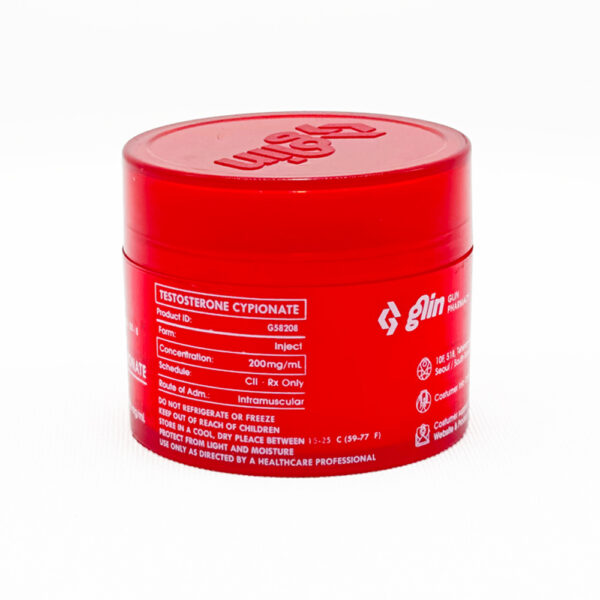 Glin Pharma Testosteron Cypionate 200mg/ml 10ml Flakon - Uzun Etkili Testosteron Hormonu ile Kas Gelişimi ve Güç Artışı