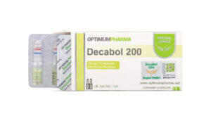 Optimum Pharma Deca Durabolin 200mg flakon ve kutu – kas kazanımı, toparlanma ve eklem desteği için nandrolone decanoate içeren enjeksiyonluk anabolik
