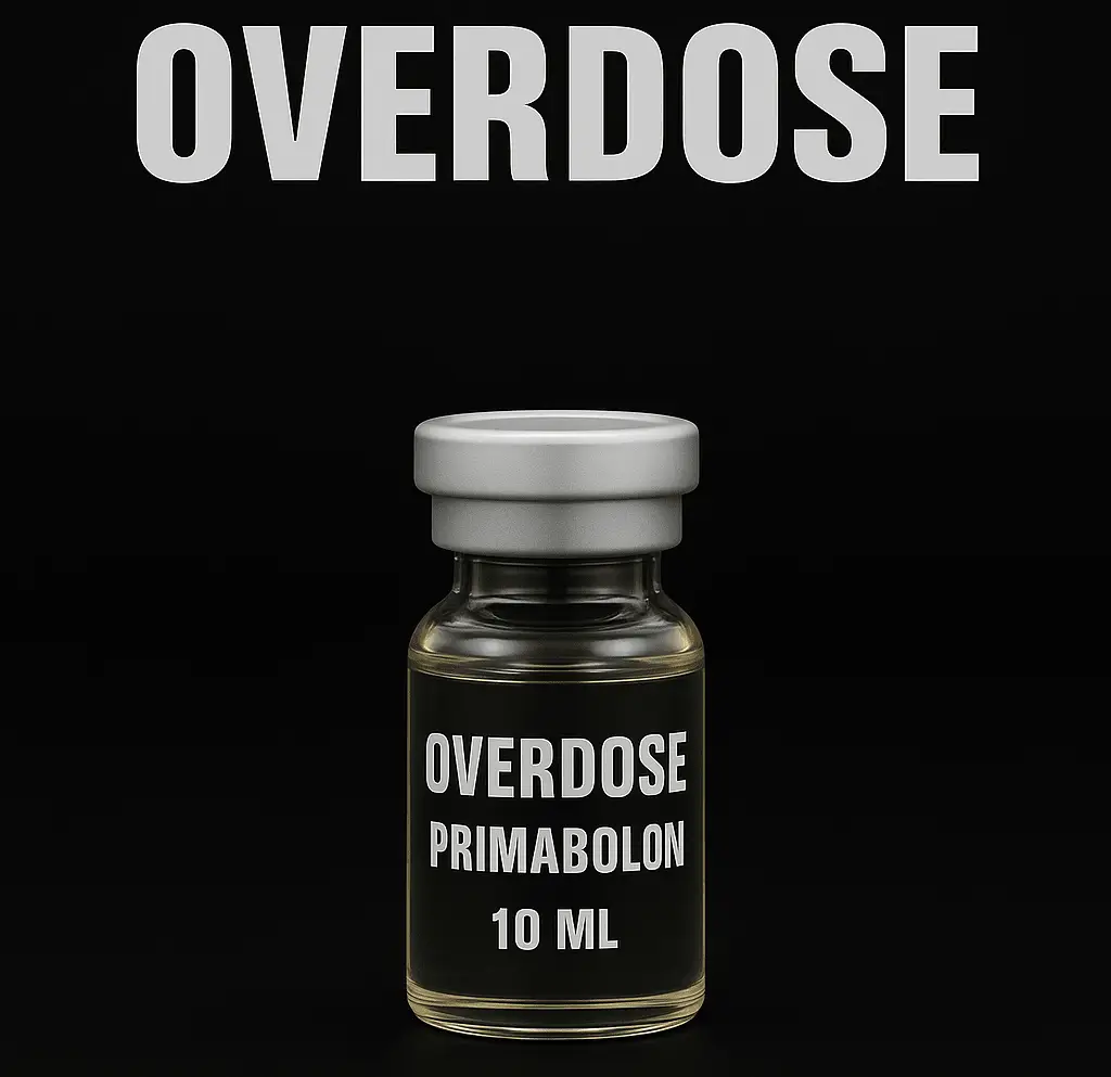 Overdose Primobolan 100mg – Methenolone Enanthate Enjeksiyon Overdose Primobolan Depot 100mg enjeksiyonluk anabolik ürün görseli