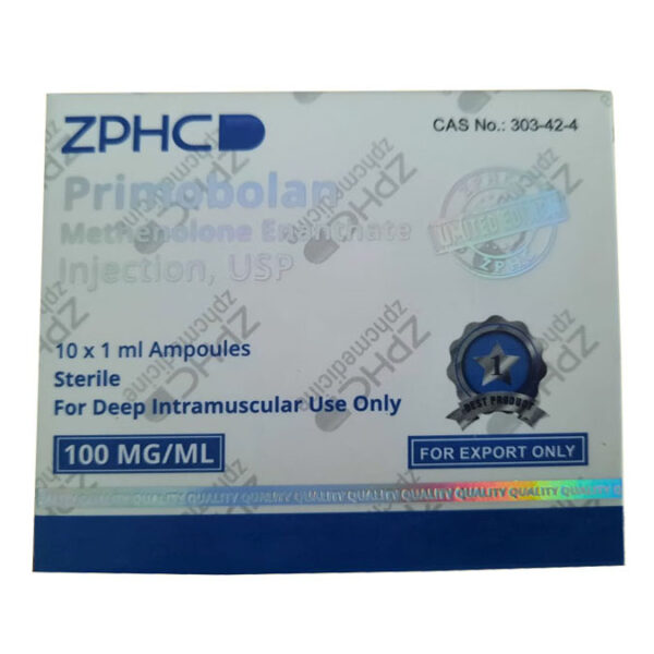 ZPHC Primobolan Depot 100mg 1ml Ampul – Orijinal Ürün ZPHC Pharma Primobolan Depot 100mg enjeksiyonluk anabolik ürün görseli