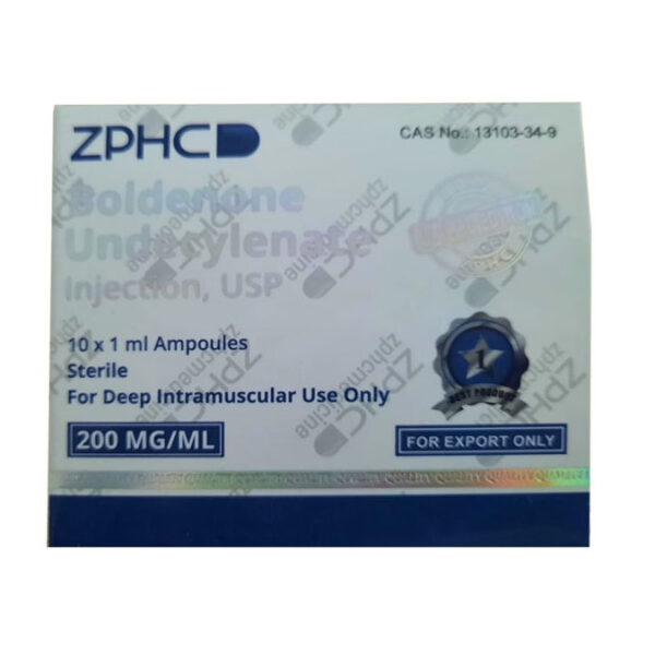 ZPHC Pharma Boldenon 250mg 1ml x 10 ampül – Kas hacmi artıran uzun esterli Boldenone Undecylenate anabolik enjeksiyon